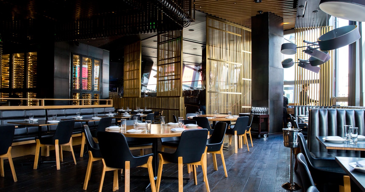 Modern restaurant interior for dining rewards strategy