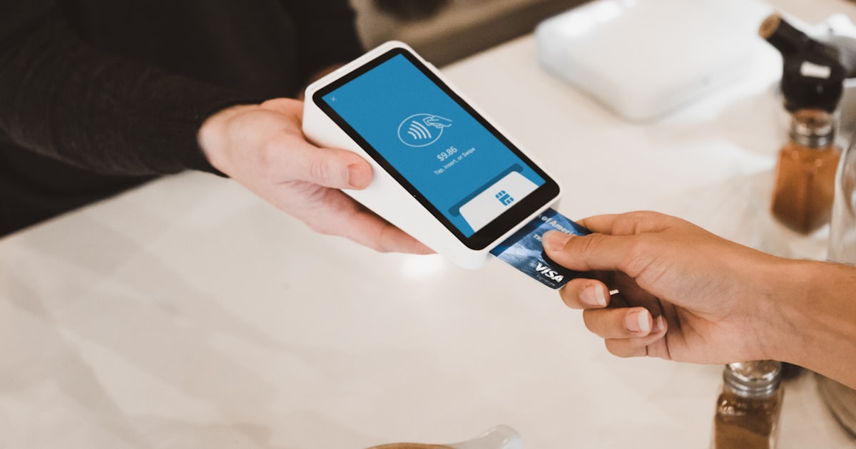 Credit card tap-to-pay payment terminal — card issuer news